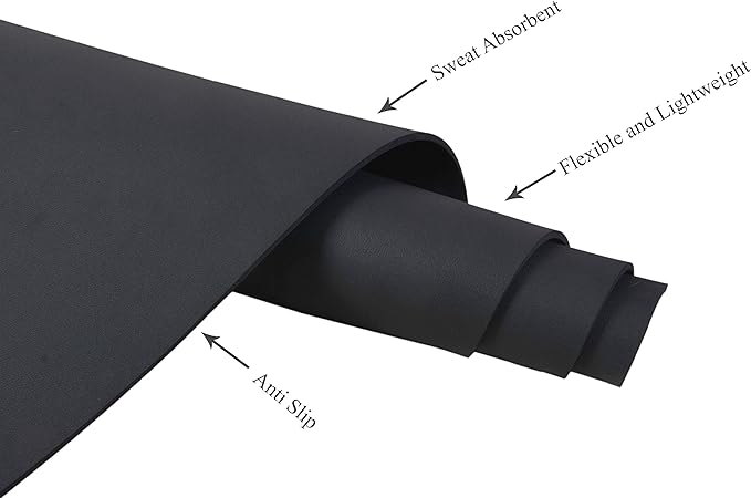 Stag Yoga Mantra Plain Mat With Bag | Home and Gym Use for Men and Women | With Cover | For Yoga, Pilates, Exercises