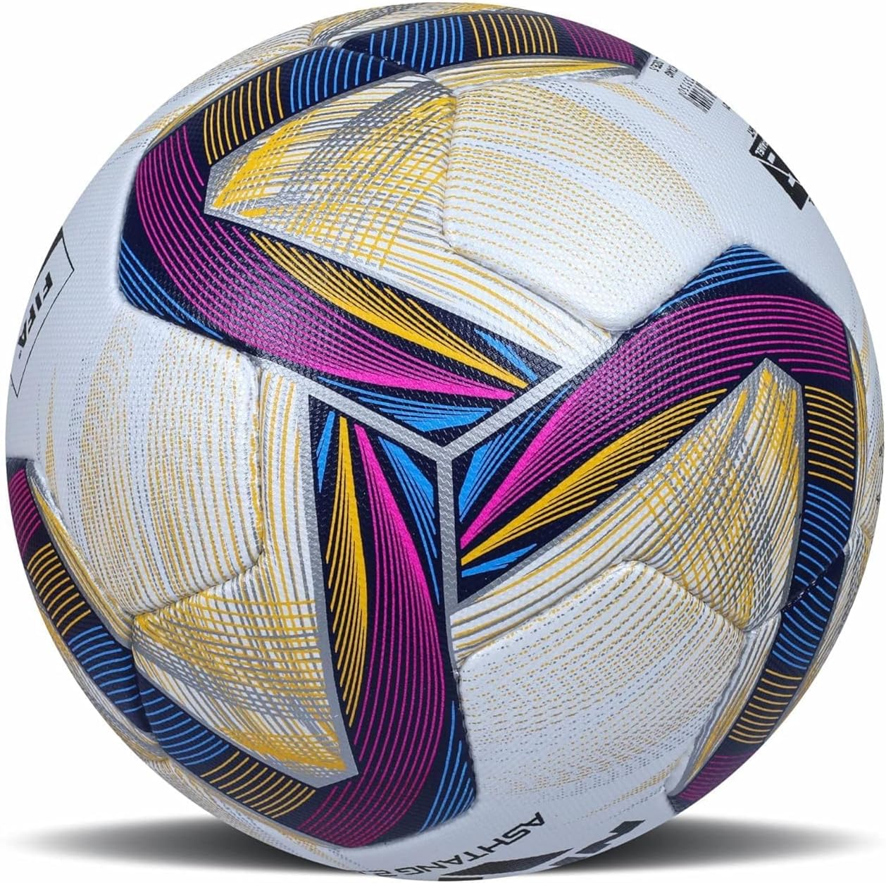 Nivia Ashtang Football, Size 5 (White/Black/Brown) | 8521