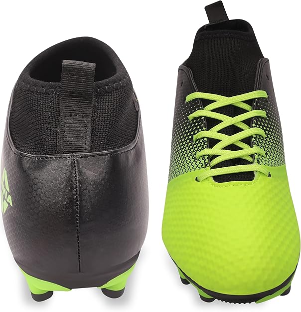 Nivia Ashtang Football Shoes | Synthetic Leather | PVC sole | Lace-Fastening | Padded Footbed