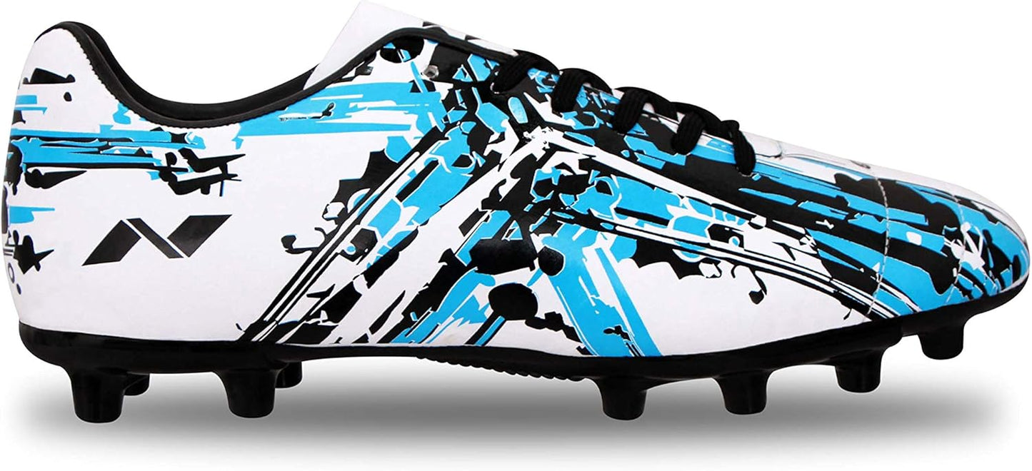 Nivia Storm Football Shoes | PVC Synthetic Leather | TPU sole | Lace-Fastening | Padded Footbed