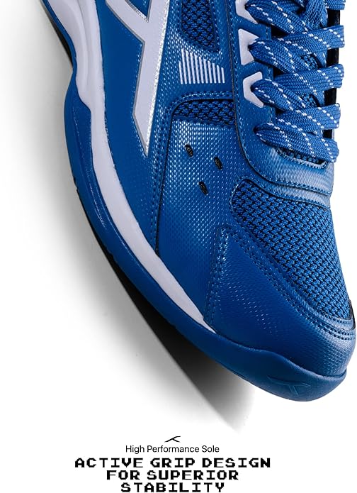 HUNDRED Raze Non-Marking Professional Badminton Shoes for Men | Suitable for Indoor Tennis/Squash/Table Tennis/Basketball & Padel