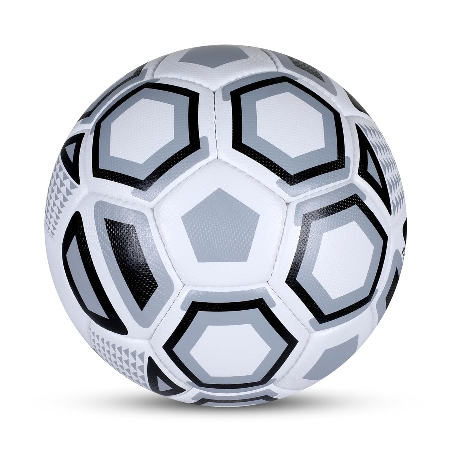 Nivia 278 Rubber Football, Size 5 (Black/White) | 278