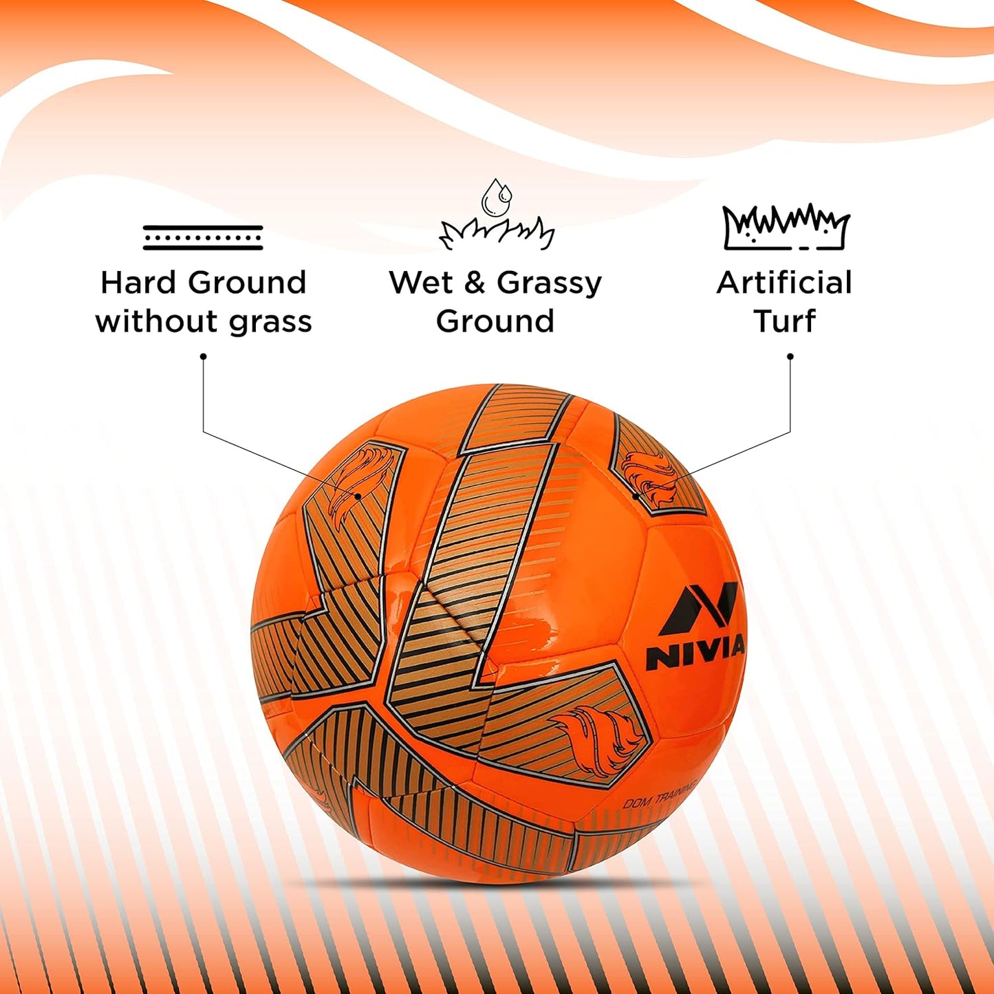 NIVIA DOM TRAINING FOOTBALL SIZE - 5 | DOM08
