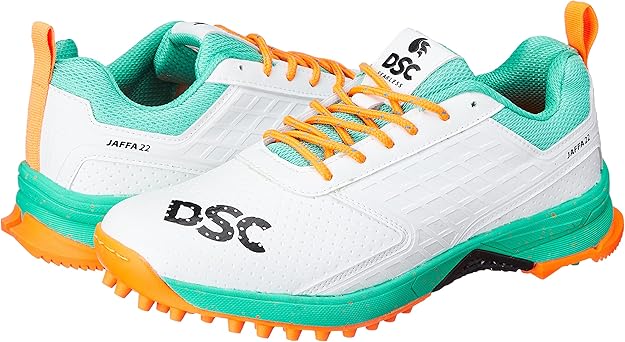 DSC Jaffa 22 Cricket Shoes | For Boys and Men | Eva Sock Liner | Lightweight Outsole | Durable
