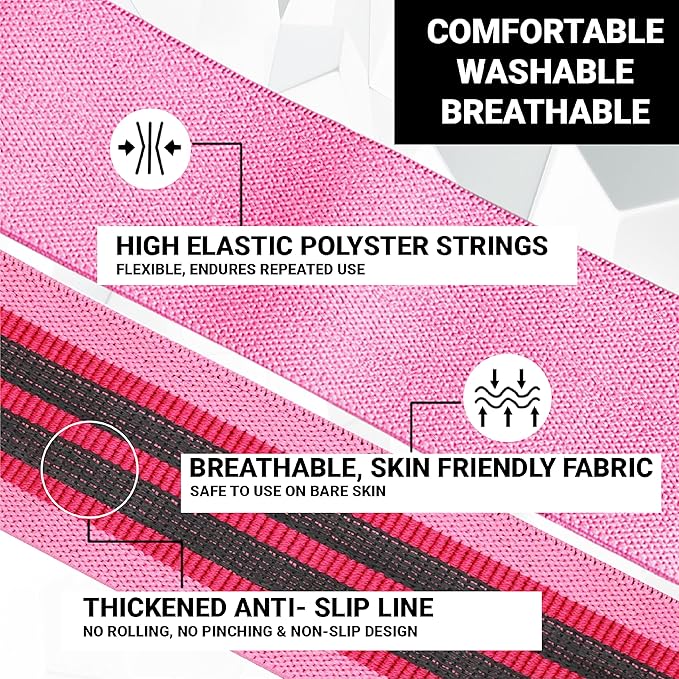 Compact and lightweight resistance band ideal for travel workouts