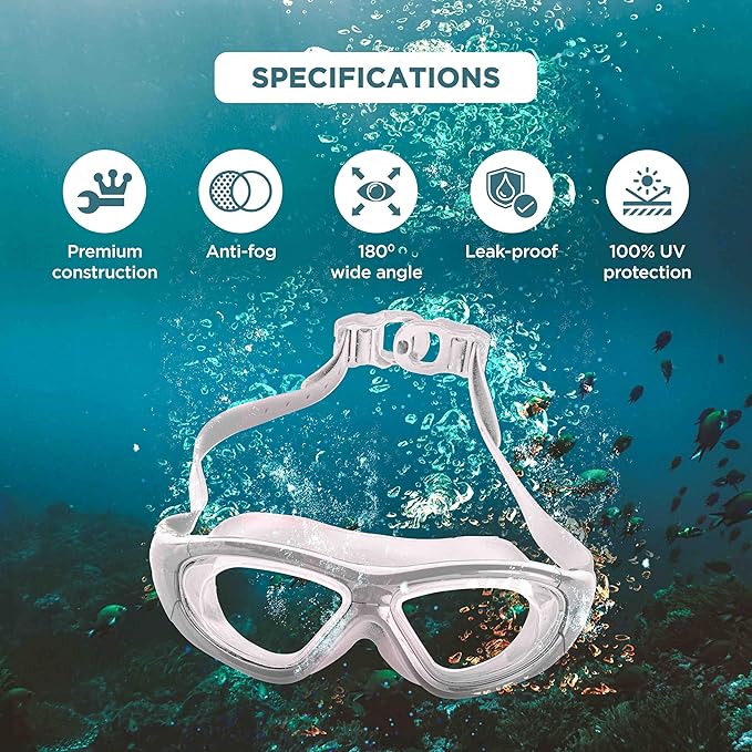 Swimming goggles with quick-release strap for easy removal