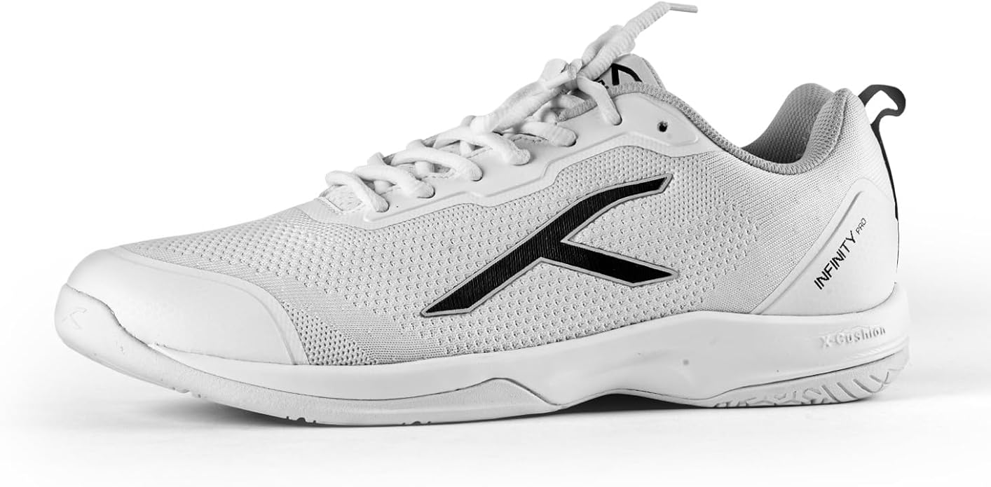 HUNDRED Infinity Pro Non-Marking Professional Badminton Shoe for Men | Material: Polyester/Mesh | Suitable for Indoor Tennis/Squash/Table Tennis/Basketball & Padel