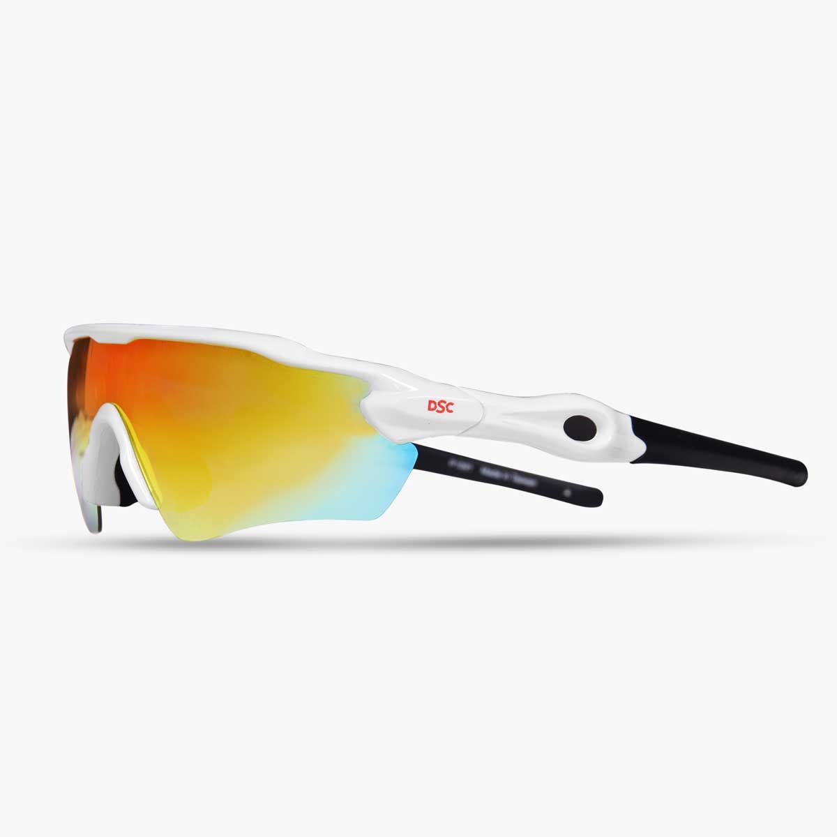 DSC Glider Polarized Unisex-Adult Cricket Square Sunglasses,Standard