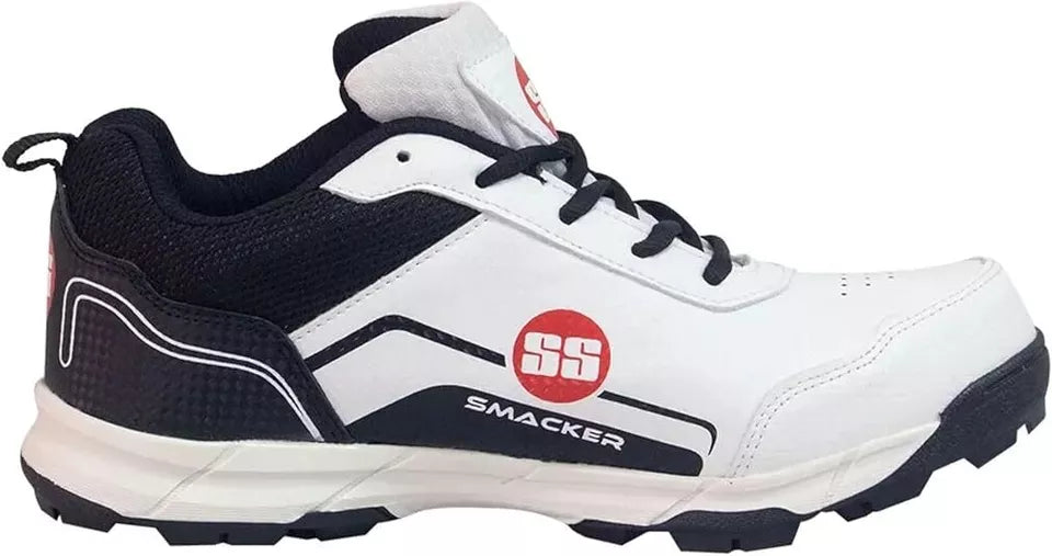 SS SMACKER Cricket Shoe | For Mens & Boys | Material: Polyurethane (PU) | lightweight | Improved Stability in the Game