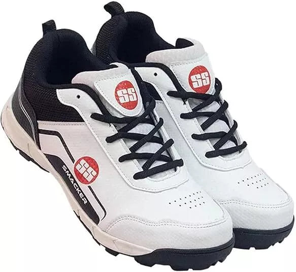 SS SMACKER Cricket Shoe | For Mens & Boys | Material: Polyurethane (PU) | lightweight | Improved Stability in the Game