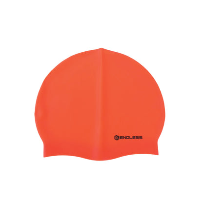 Endless EL1019 Classic Comfortable Plain Silicon Swimming Cap | Material : Silicon | Fully Elastic Waterproof Swimming Cap for Long and Short Hair with Thicker Edge | For Adults, Women and Men