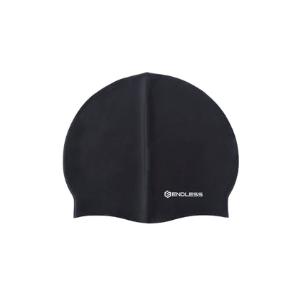 Endless EL1019 Classic Comfortable Plain Silicon Swimming Cap | Material : Silicon | Fully Elastic Waterproof Swimming Cap for Long and Short Hair with Thicker Edge | For Adults, Women and Men