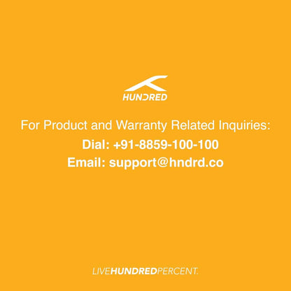 HUNDRED Powertek 2000 PRO Graphite Strung Badminton Racket with Full Racket Cover | For Intermediate Players | Weight: 90 grams | Maximum String Tension