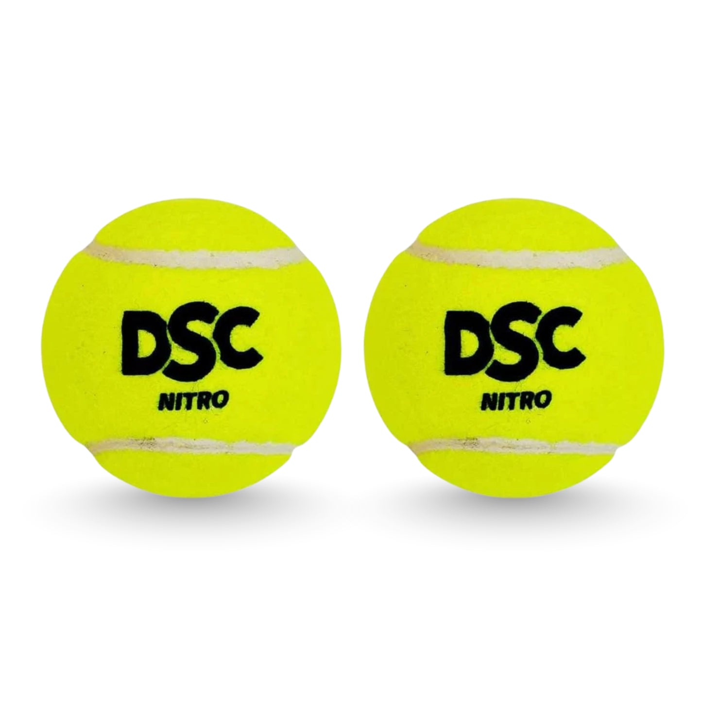 DSC Nitro Heavy Tennis Ball (Yellow) (Pack of 2)