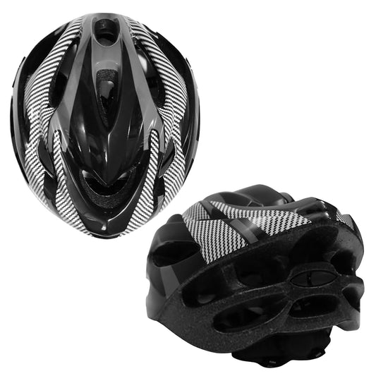Endless EL1049 Cycle and Skates Helmet with Adjustable Strap | Carbon Grey | Material : Polycarbonate, EPS | With Inside Cushioning Padding for Comfort | For Adults, Women and Men