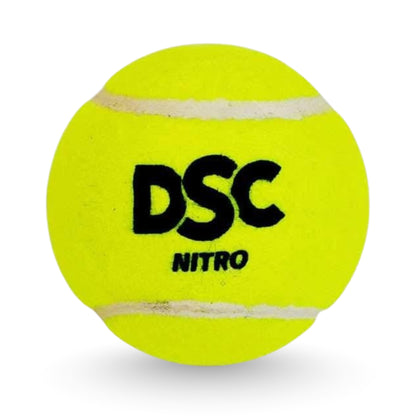 DSC Nitro Heavy Tennis Ball (Yellow) (Pack of 2)