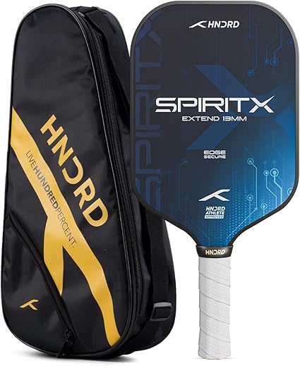 Hundred Spirit-X Extend Pickleball Racket | USA-approved | 13 mm Power Core | Lightweight, durable construction | Improved spin surface | Comfort grip