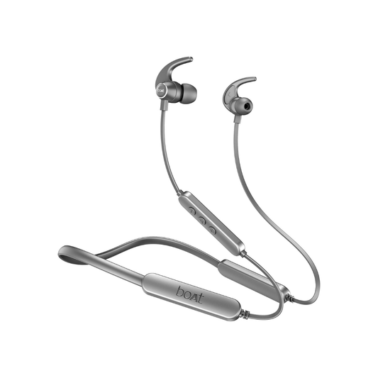 boAt Rockerz 255 Pro+, 60HRS Battery, Fast Charge, IPX7, Dual Pairing, Low Latency, Magnetic Earbuds, in Ear Bluetooth Neckband, Wireless with Mic Earphones (Cosmic Grey)