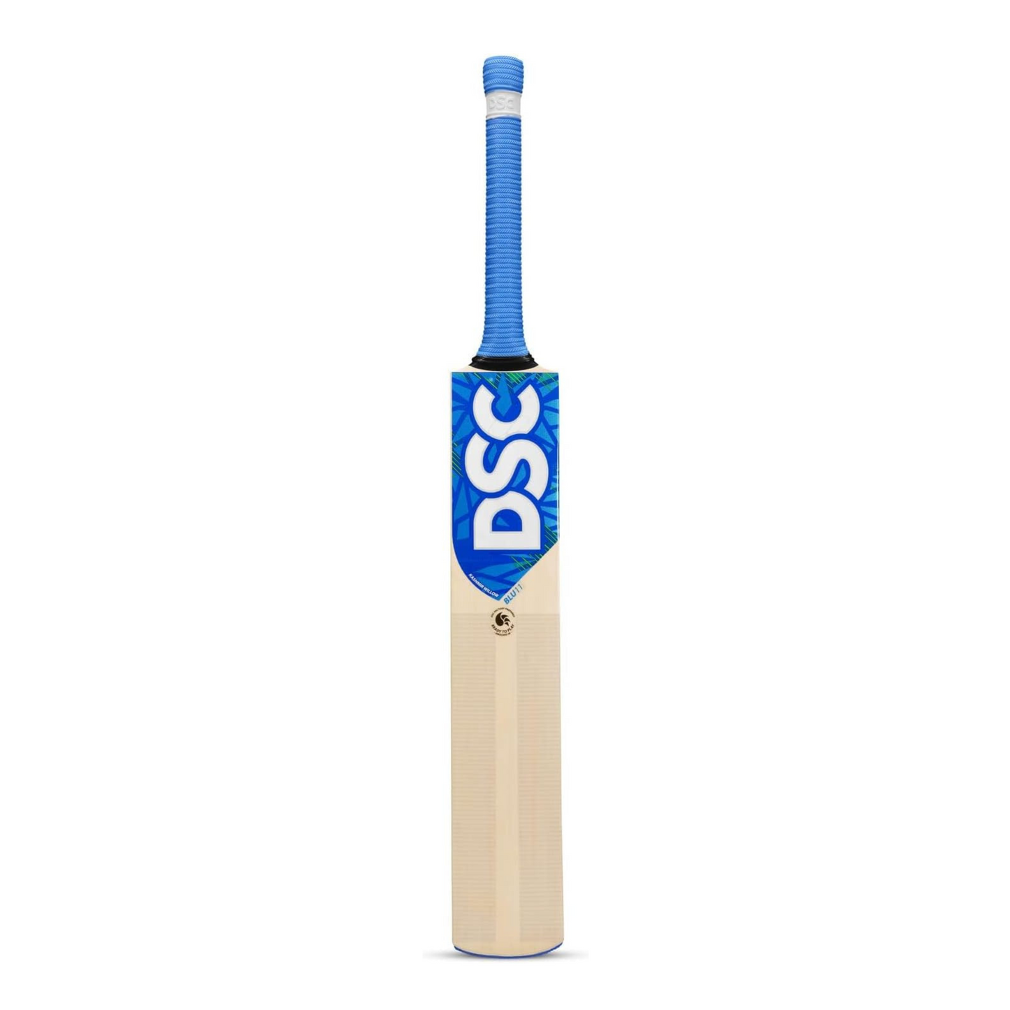 DSC BLU 11 Kashmir Willow Cricket Bat 2023 Massive Edges | Exquisite Balance | Crosswave Tape on Edges | Pronounced Bow | Monstrous Hitting Area | Extended Power Zone