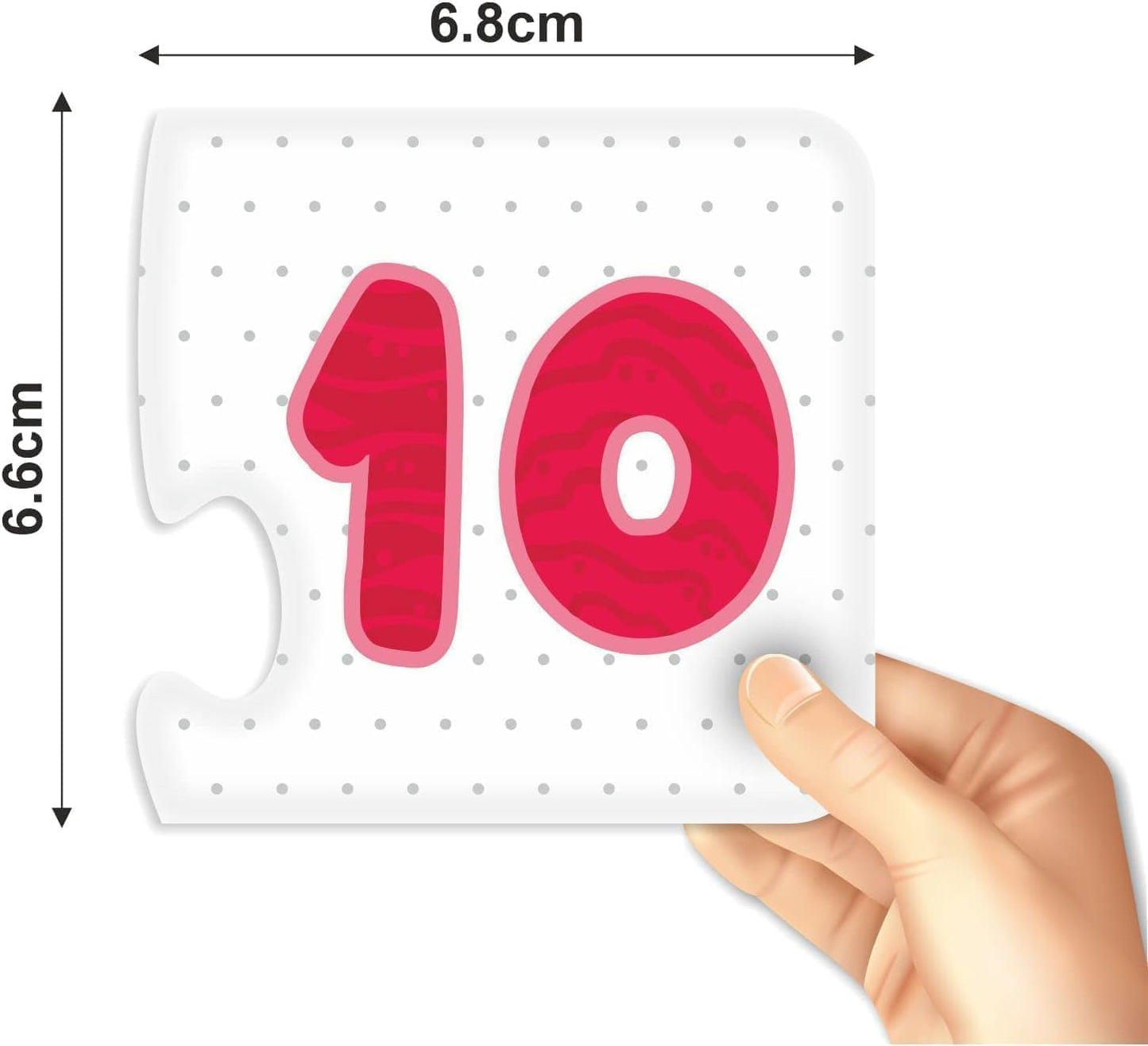 Webby 2-Piece Learning Pack Jigsaw Puzzles for Kids – Educational Addition, Subtraction, Counting & Front-Back Matching Toys pack of 3