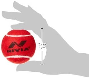 Nivia Heavy Tennis Ball Cricket Ball (Pack of 12)