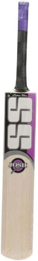 SS Sunridges Josh Cricket Bat For Mens and Boys (Beige, Size -5) | Material: Kashmir Willow | Lightweight | Free Cover | Ready to play | For Intermediate Player | Ideal For Leather Ball