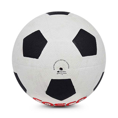 Cosco Mundial Nylon Foot Ball, Size 5, White/Black