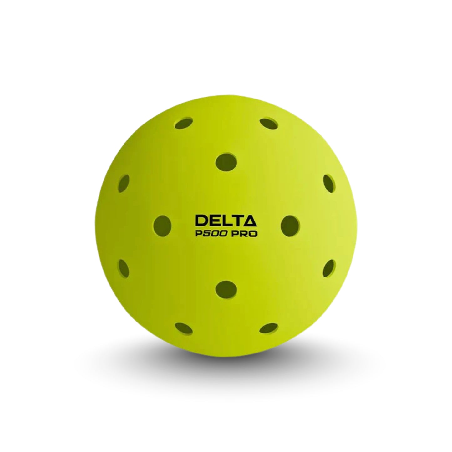 Delta P500 Pro Outdoor Pickleballs (4-Pack) | Neon Yellow | 40-Hole Design | Durable, High-Bounce Balls for Outdoor Courts | Ideal for Competitions and Recreational Play