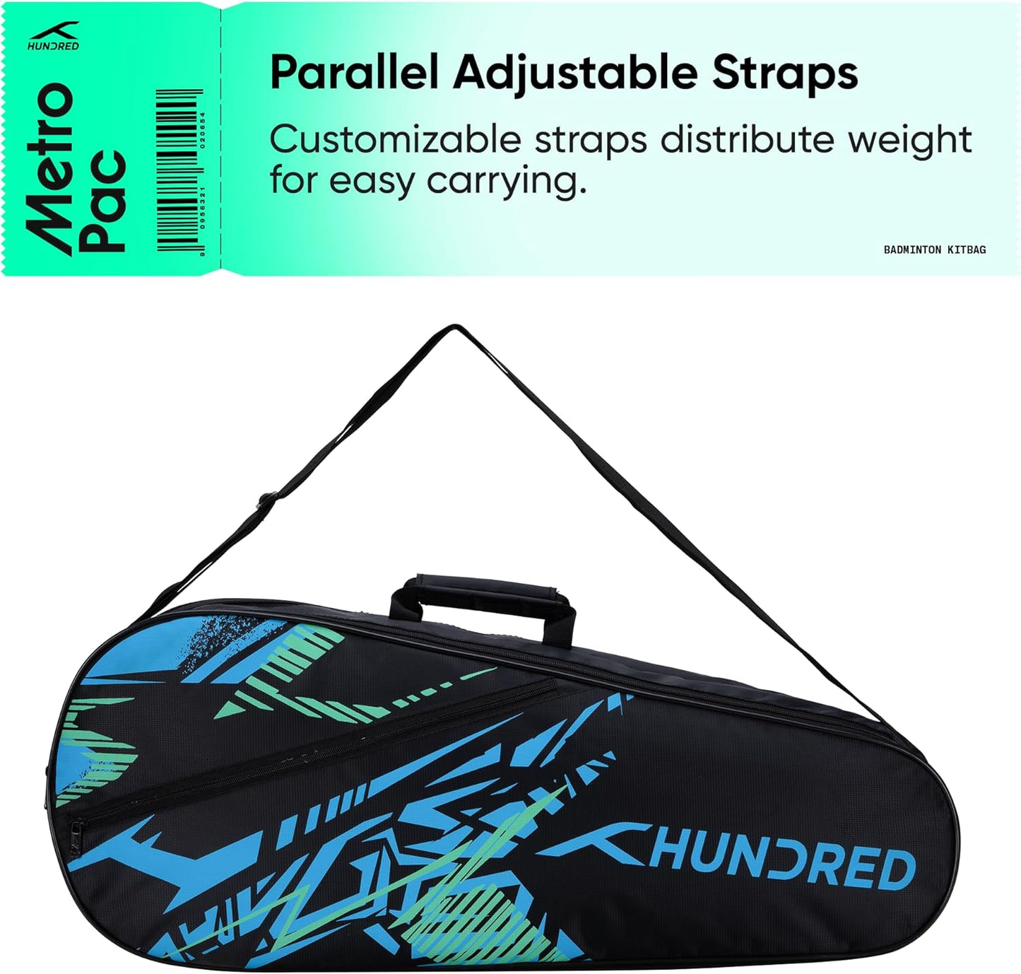 HUNDRED Metro Pack Badminton Kit-Bag (Size L)