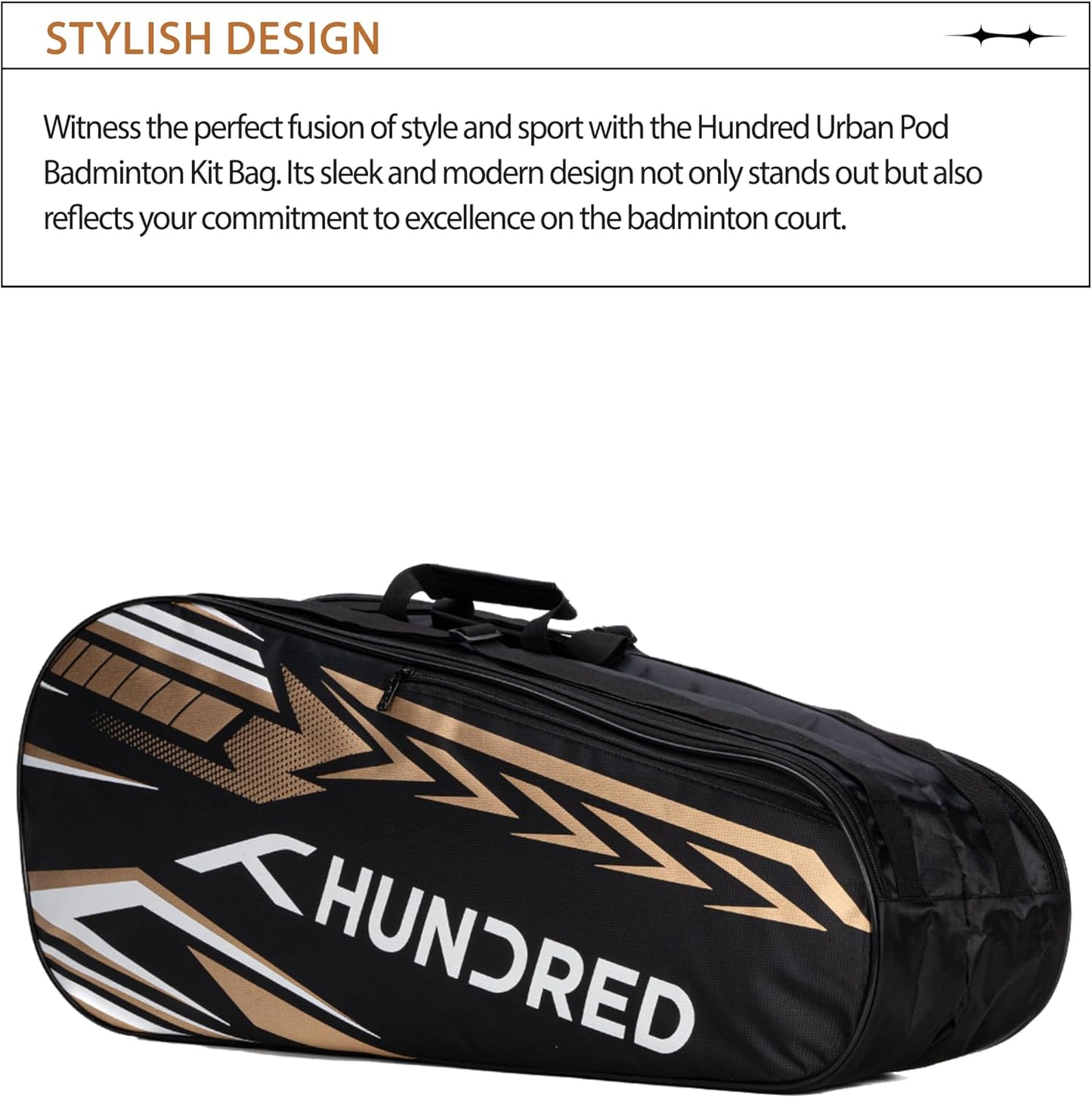 HUNDRED Urban Pod Badminton Kit-Bag (Size L)