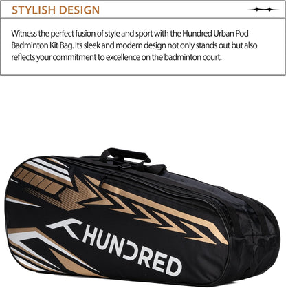 HUNDRED Urban Pod Badminton Kit-Bag (Size L)