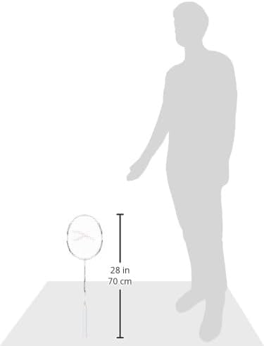 HUNDRED Powertek 2000 PRO Graphite Strung Badminton Racket with Full Racket Cover | For Intermediate Players | Weight: 90 grams | Maximum String Tension