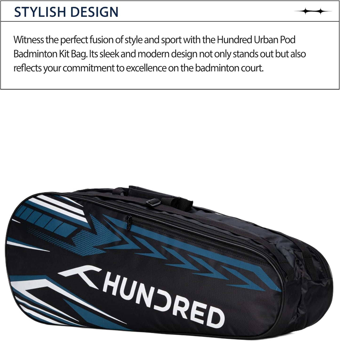 HUNDRED Urban Pod Badminton Kit-Bag (Size L)