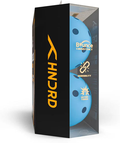 HUNDRED Delta Pro Pickleball Balls | USA Pickleball Approved | Hole Design | Tournament Ball