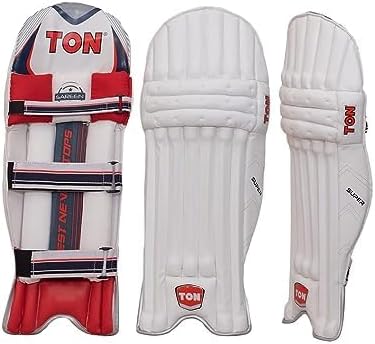 SS TON Super Cricket Batting Pad | Multicolor| Closure Type: Hook and Loop