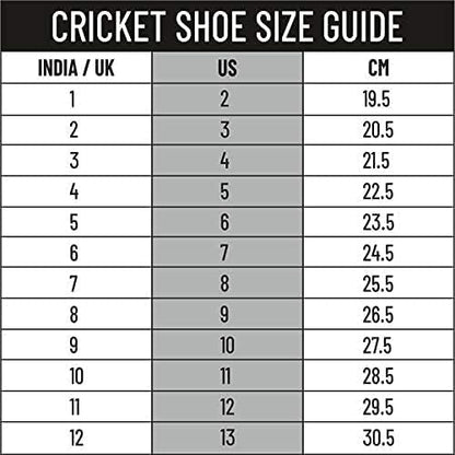 DSC Men's Jaffa 22 Cricket Shoes, Spikes