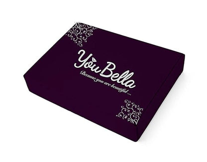 YouBella Stylish Trendy Multi Layer Jewellery Gold Plated Multi Strand Necklace for Women (YBNK_5785, Golden)