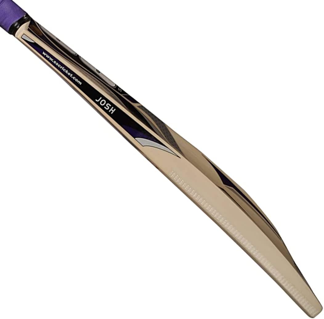 SS Sunridges Josh Cricket Bat For Mens and Boys (Beige, Size -5) | Material: Kashmir Willow | Lightweight | Free Cover | Ready to play | For Intermediate Player | Ideal For Leather Ball