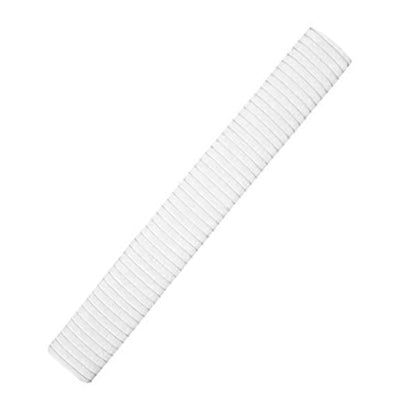 DSC Rubber Ring Line Cricket Bat Grip (White, Full)