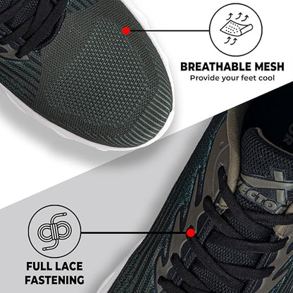 Vector X Defence Running/Jogging Shoe Green-Black