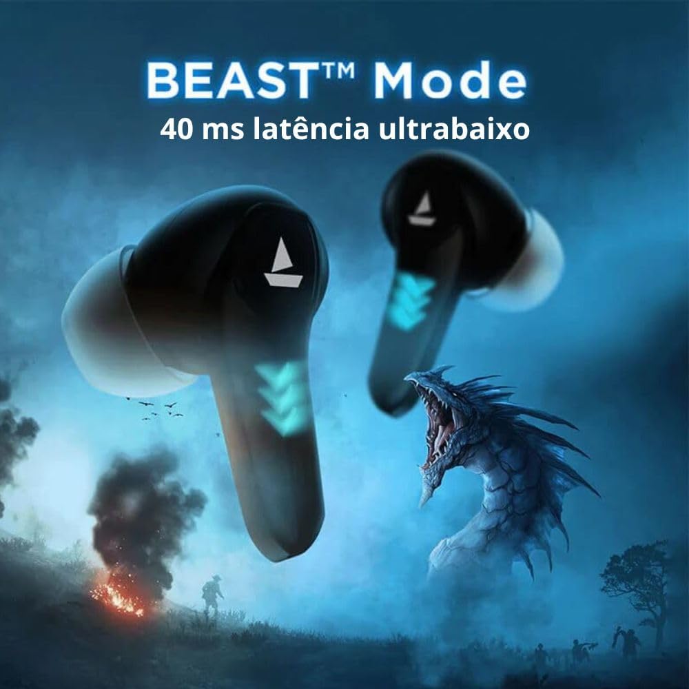 boAt Immortal 131 Bluetooth in Ear Earbuds(Black Sabre)