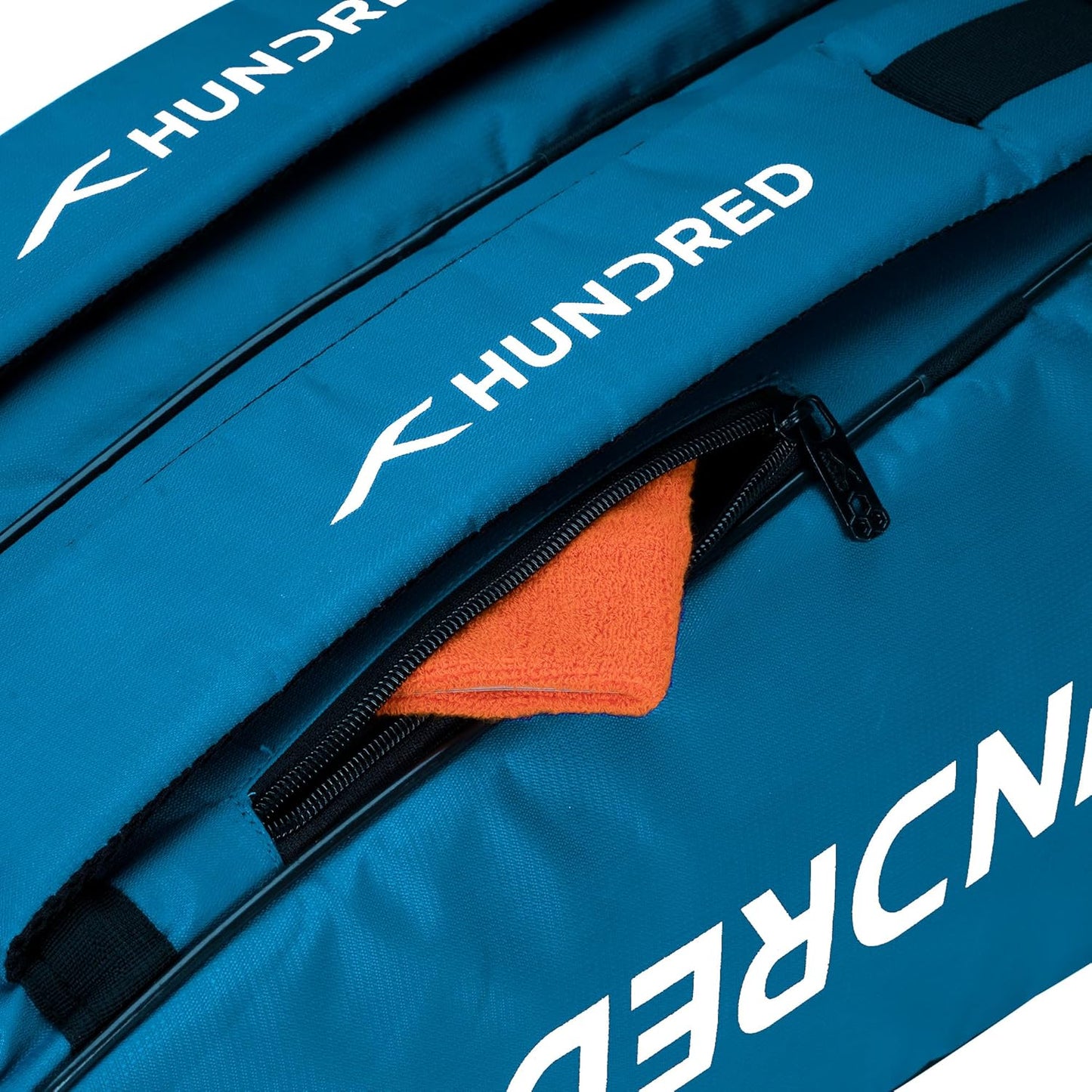 Hundred Cosmogear Badminton Kit-bag | Double Zipper | Bag with Front Zipper Pocket | Material: Polyester | Padded Back Straps | Easy-Carry Handle