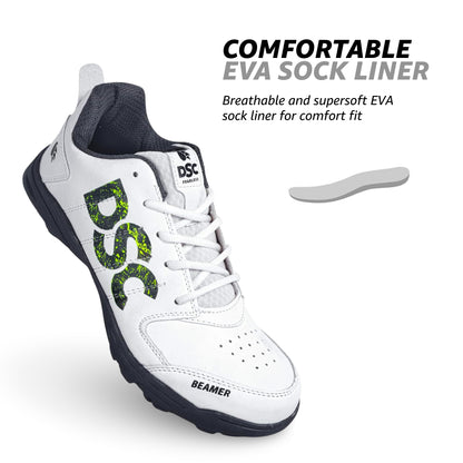 DSC Beamer Cricket Shoes | For Boys And Men | Lightweight | Durable | Embossed Design