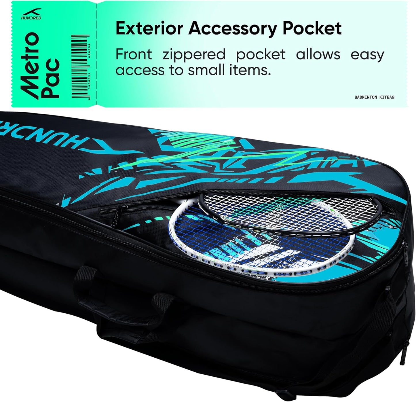 HUNDRED Metro Pack Badminton Kit-Bag (Size L)