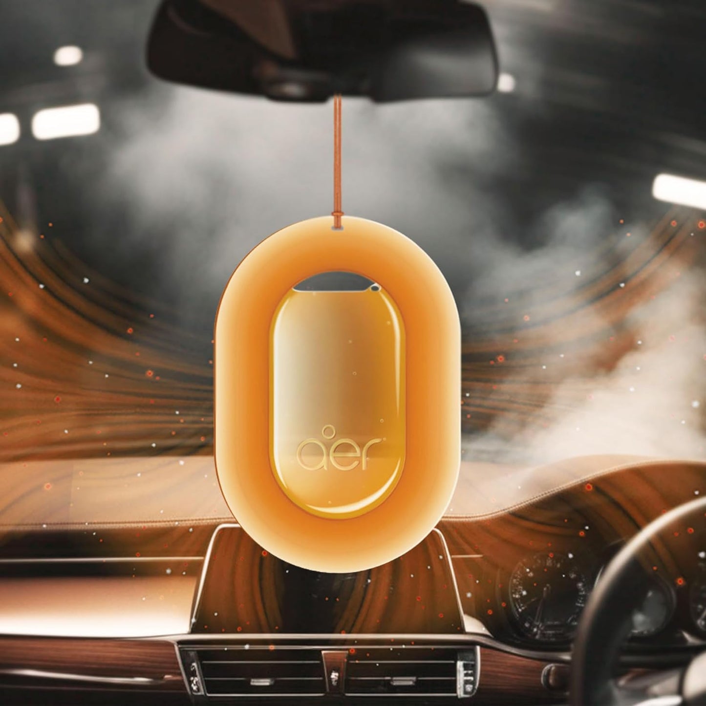 Godrej aer O – Hanging Car Air Freshener | Car Accessories | Musk After Smoke (7.5g)