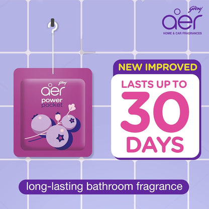 Godrej aer Pocket - Bathroom Fragrances - 3 x 10 grams (0.35 oz) Pack