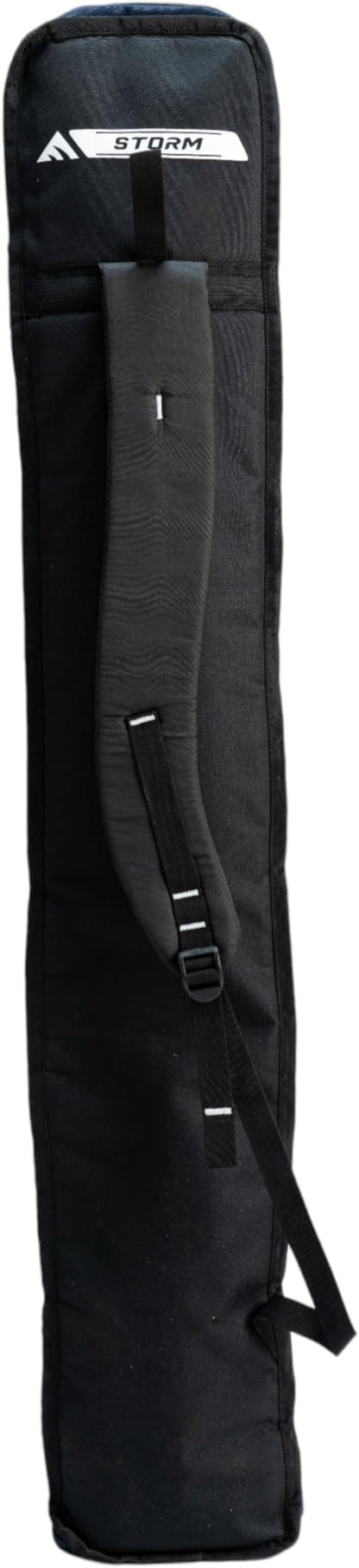 ALFA Storm Hockey Bag for Two Sticks | Material :Polyester | Lightweight & Durable | Spacious Main Compartment | Zipper Pocket for Accessories | Jali Pocket for Organization | Comfortable Shoulder Pad