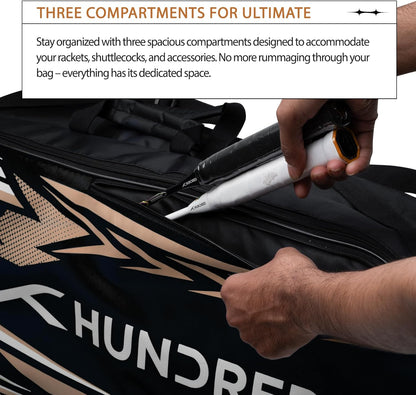 HUNDRED Urban Pod Badminton Kit-Bag (Size L)