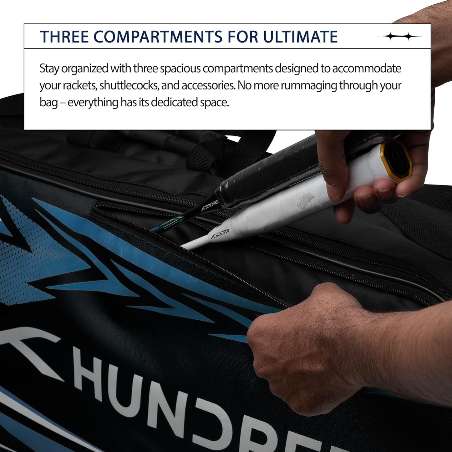 HUNDRED Urban Pod Badminton Kit-Bag (Size L)