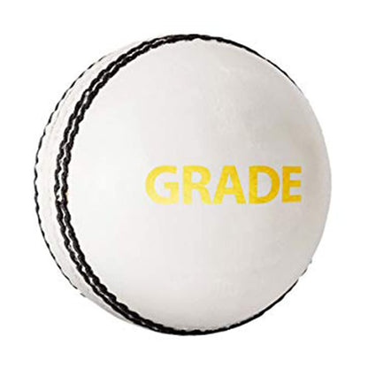 DSC 1500307 Leather Cricket Ball, Size Club (White)